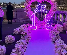 Small Luminous  Letters Decoration